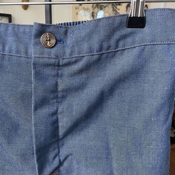 Vintage 70s Red Gingham Crop Top High Rise Shorts M - Picture 9 of 10